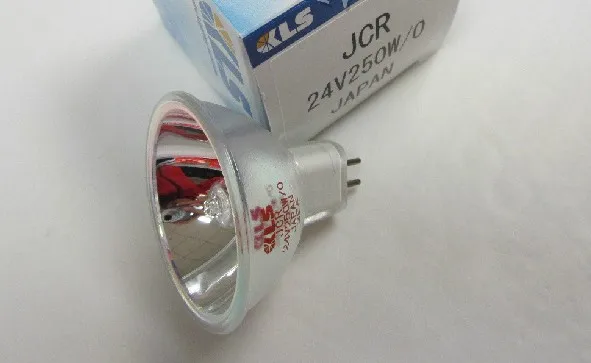 KLS JCR 24V250W/0 Halogen Lamp,SMT AOI Orbotech Fiber Optic Light Source,JCR24V250W/O,24V 250W Reflector Bulb