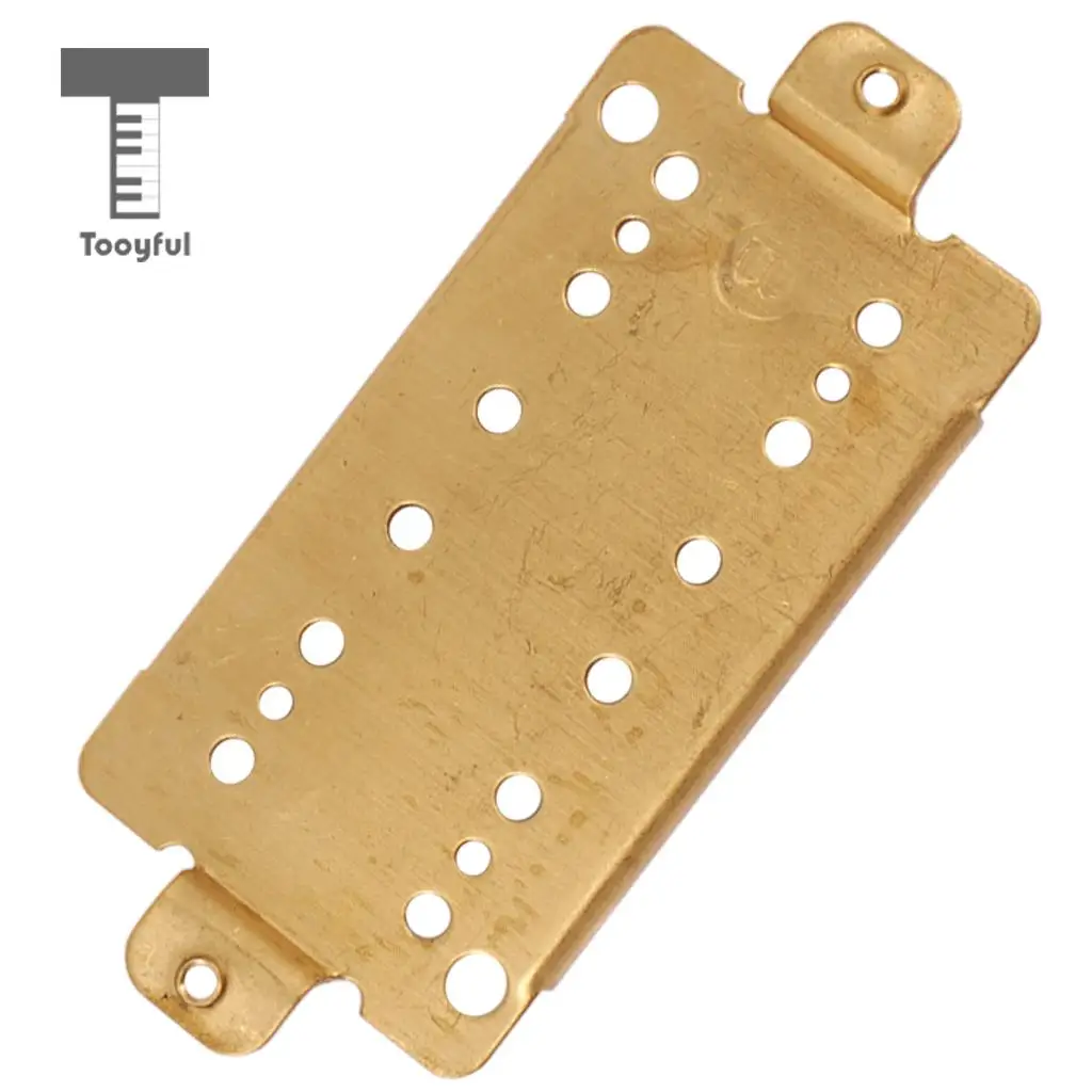 Durable Pack of 2 Brass Humbucker Guitar Pickup Base Plate for Electric Guitar Replacement Parts 52mm