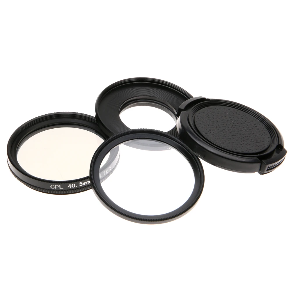 New Clownfish For SJCAM SJ6 Legend SJ7 Star MC Lens UV+CPL+Protection Cap Lens UV Filter Lens Cover For Sj8 Pro Air/Polarizatio