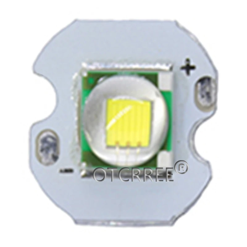 XLM-Cuentas LED de alta potencia para manualidades, diodo emisor LED T6I, U2 5050, 10W, 5mm, blanco frío, 10000k, PCB de 14mm, 16mm, 20mm, 25mm, 1-10 piezas