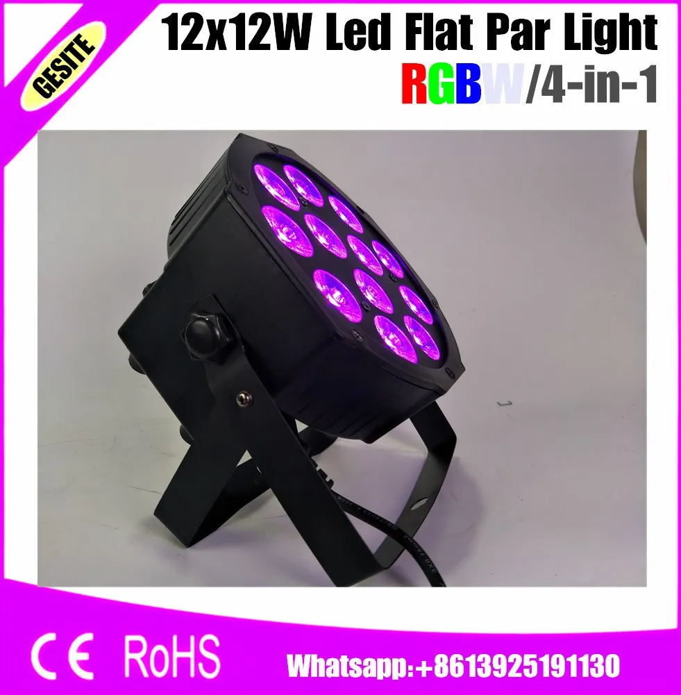 8pcs/LOT 12pcs 12w lamp beads 12x12W led Par lights professional stage dj equipment