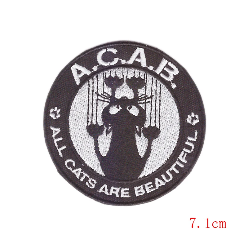 CCartoon cat patch decorative Decal affixed cloth denim pants repair subsidies patches scrapbooking applique OUTLET STORE Suitab