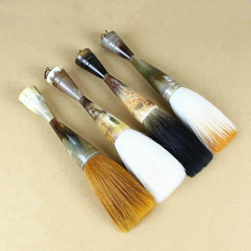 Classy Ox Horn Chinese Calligraphy Brush Pen Multiple Hairs Hopper-shaped Brush Weasel Hair Chinese Calligraphy Painting Brushes