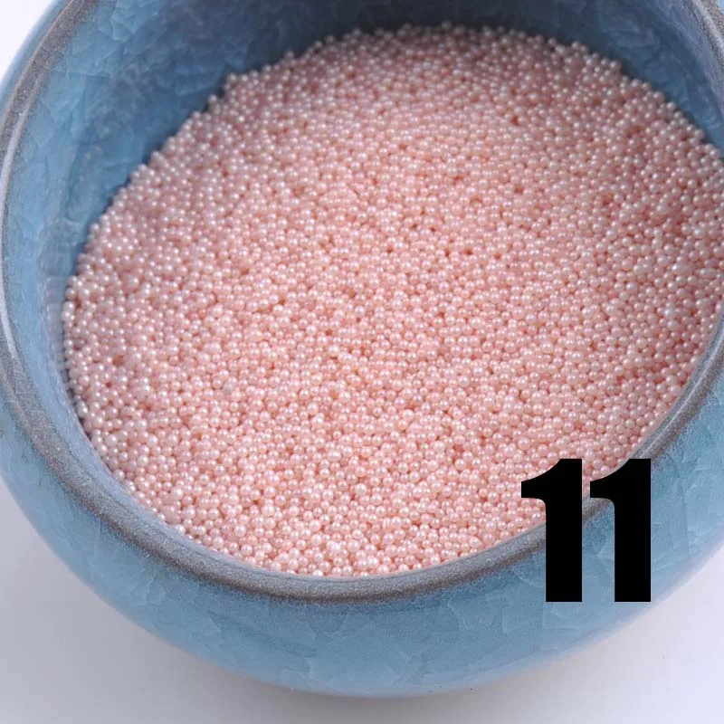 0.1-0.5mm 3d Tiny Glass Caviar Art Ball Beads Candy color Nail Tips Sticker Decoration 15g BL008