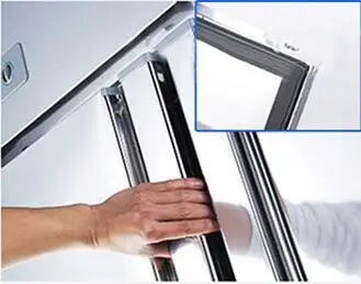 Hohe leistung elektrische 220 V wohnmobil kühlschrank gefrierschrank 4 tür