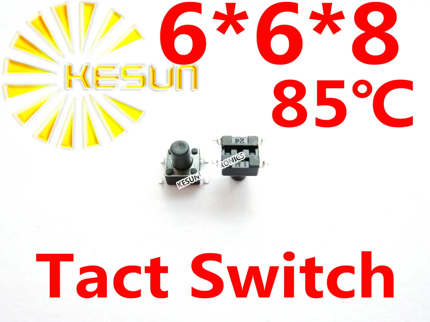 FREE SHIPPING 1000PCS 6X6X8  SMD Tactile Tact Mini Push Button Switch Micro Switch Momentary