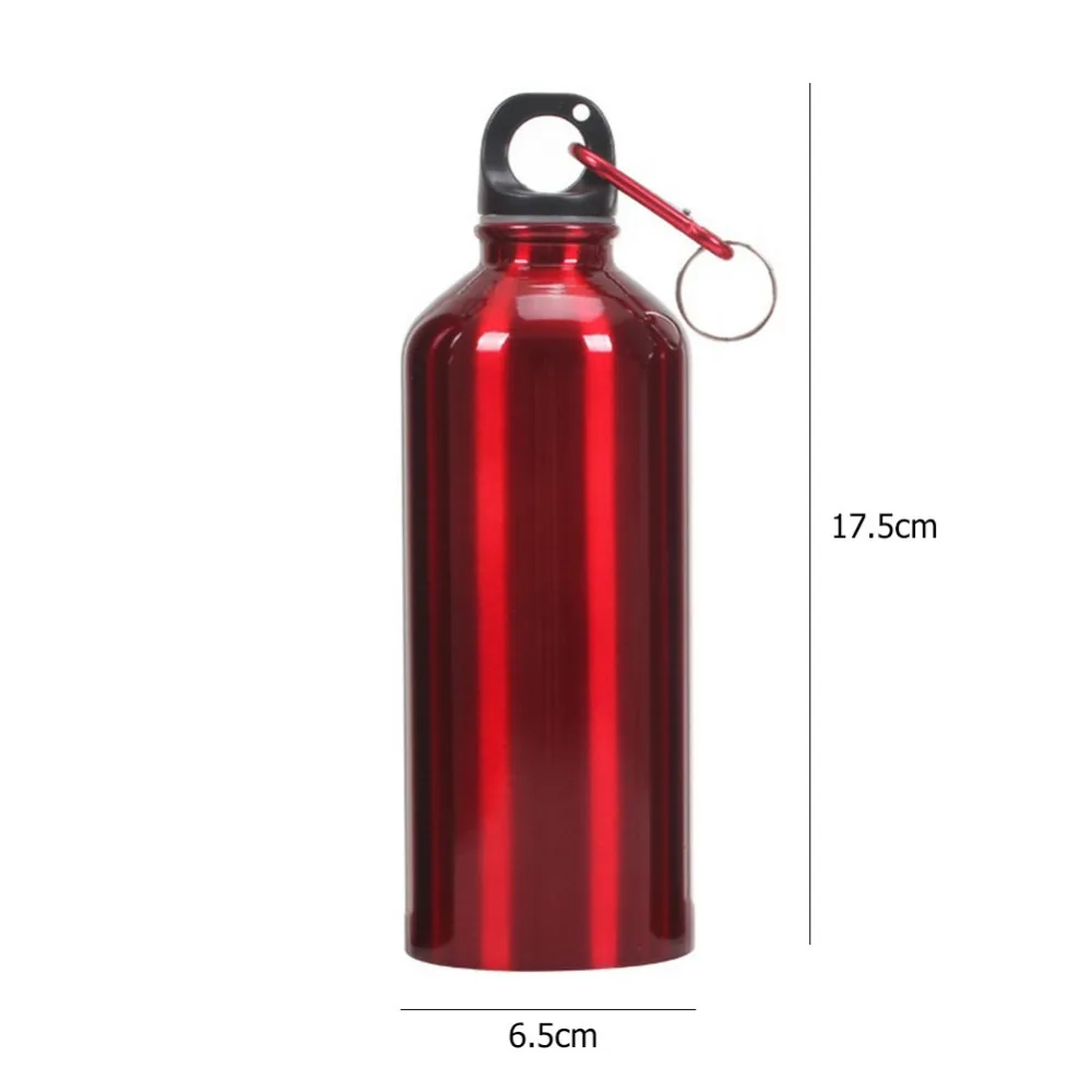 500ml Aluminum Bicycle Water Bottle Food Grade Exercise Sports Drinking Kettle Camping Running Riding Leak-proof Bike Bottle