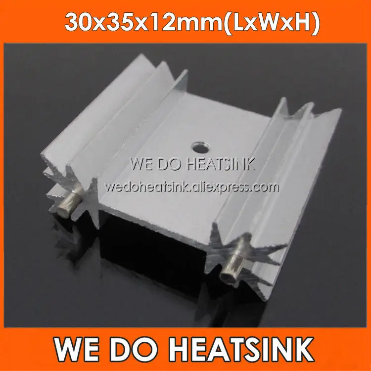 WE DO HEATSINK 5pcs 30x35x12mm Extruded Heatsink For MOSFET TO-220/TO220