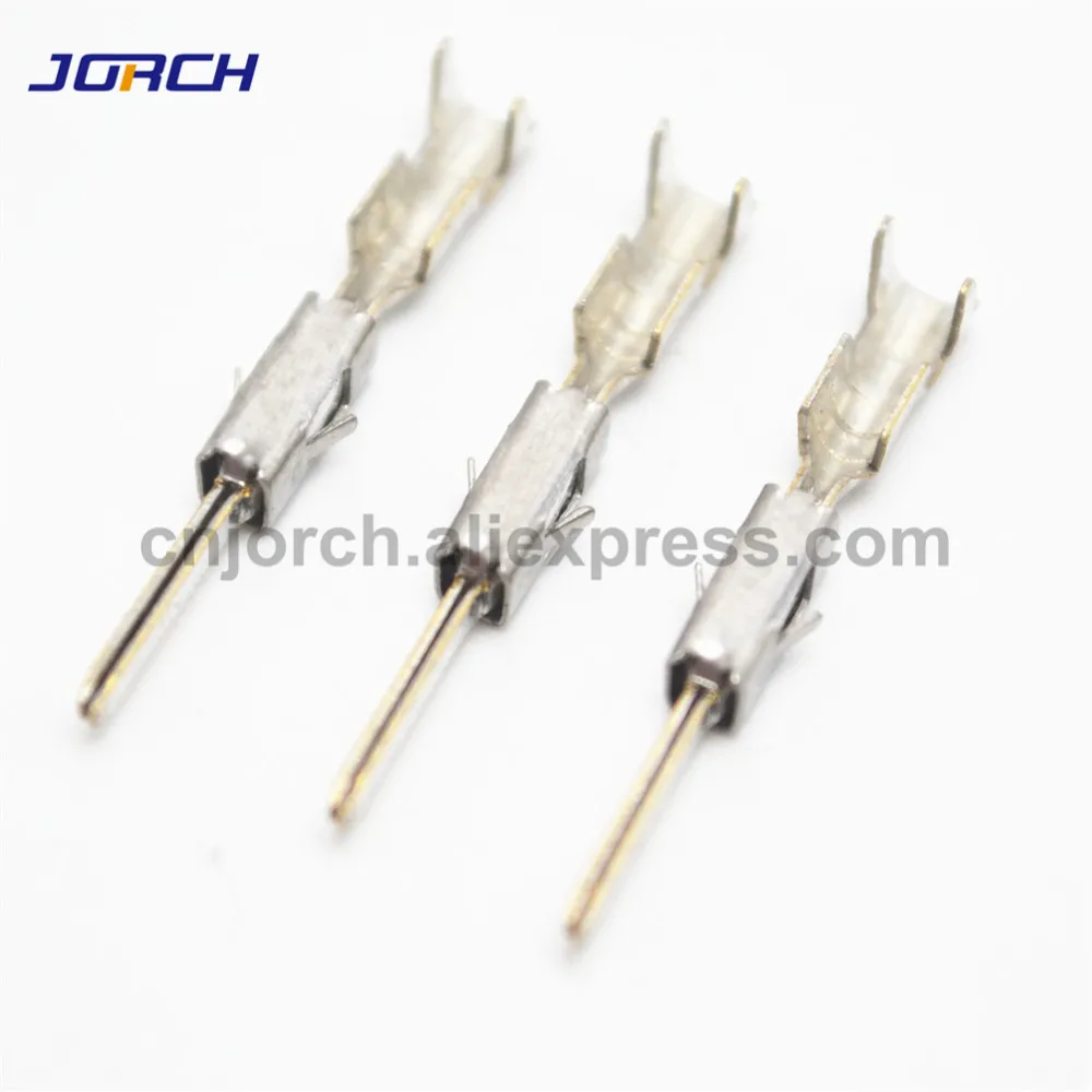 100Pcs Car Male wire Crimp terminal Pin for VW Tyco TE Audi Seat Skoda Repair Auto spade electrical connector 964269-2