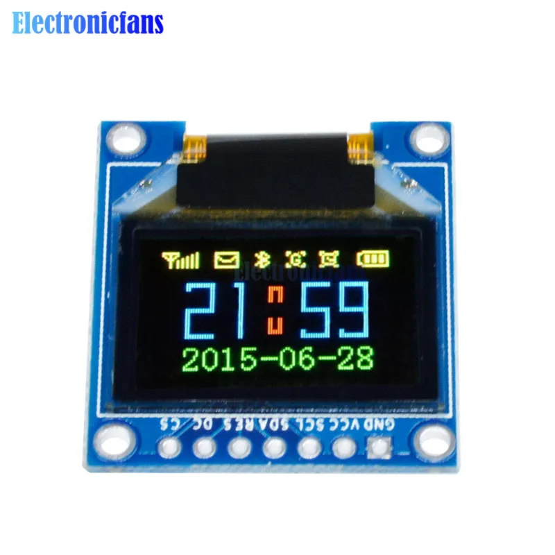 0,95 Zoll 96x64 SPI Vollfarb-OLED-Display DIY-Modul 7-Pin Kompatibel mit Arduino SSD1331 Treiber-IC für 3,3V 5V Systeme – Detail 9