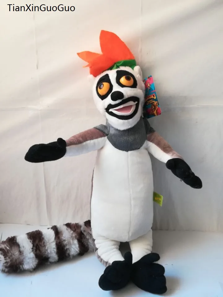 

large 45cm lovely cartoon Madagascar lemur plush toy soft doll kid's toy Christmas gift b1440