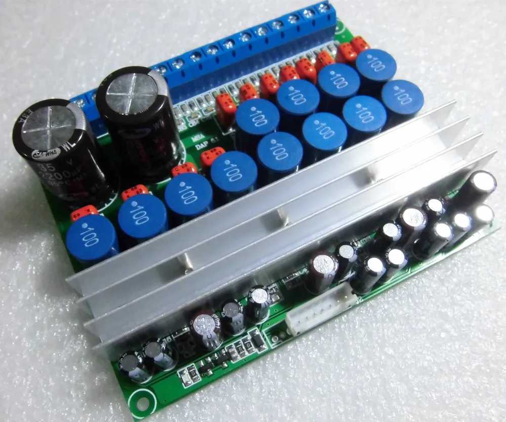 

5.1 50W * 4 100W * 2 TPA3116 Power Amplifier Board 6-channel Digital Amplifier Board