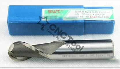 Il trasporto libero 10 PZ R5.0 ad alta velocità in acciaio palla end fresa, codolo cilindrico white steel cutter, R lega fresa