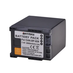 Batmax 1PC BP-828 BP828 Replacement battery for Canon VIXIA HF G30, G40, XA20,XA25,XA40, XA45, GX10, HFG20,HFG21,HFG40,XA10,XA11