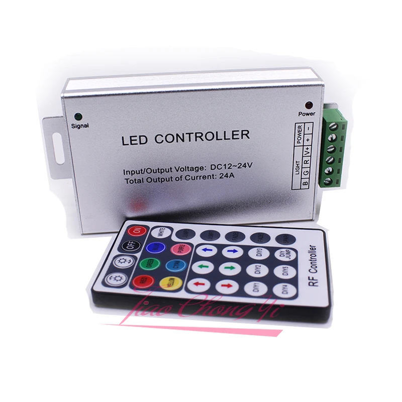 28keys RGB LED Controller with Wireless RF remote DC12V~24V 24A for 5050 3528 RGB LED Strips