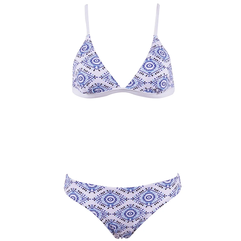 Bikini perizoma con stampa floreale da donna, costume da bagno, costumi da bagno, abbigliamento da spiaggia Push Up, costume da bagno brasiliano,