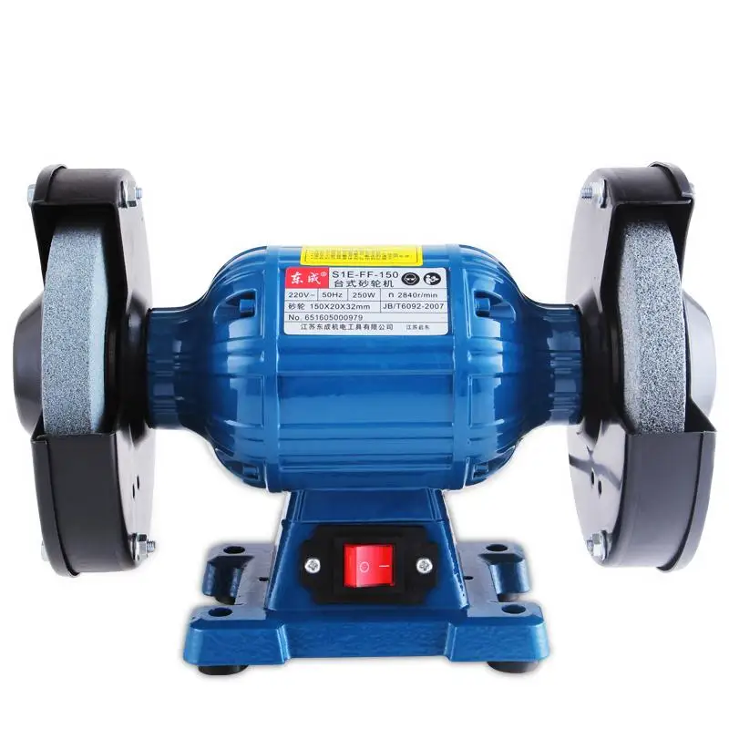 high Quality 150mm Bench Grinder 220v 250w Disc Grinder For Metal 150x20x32mm