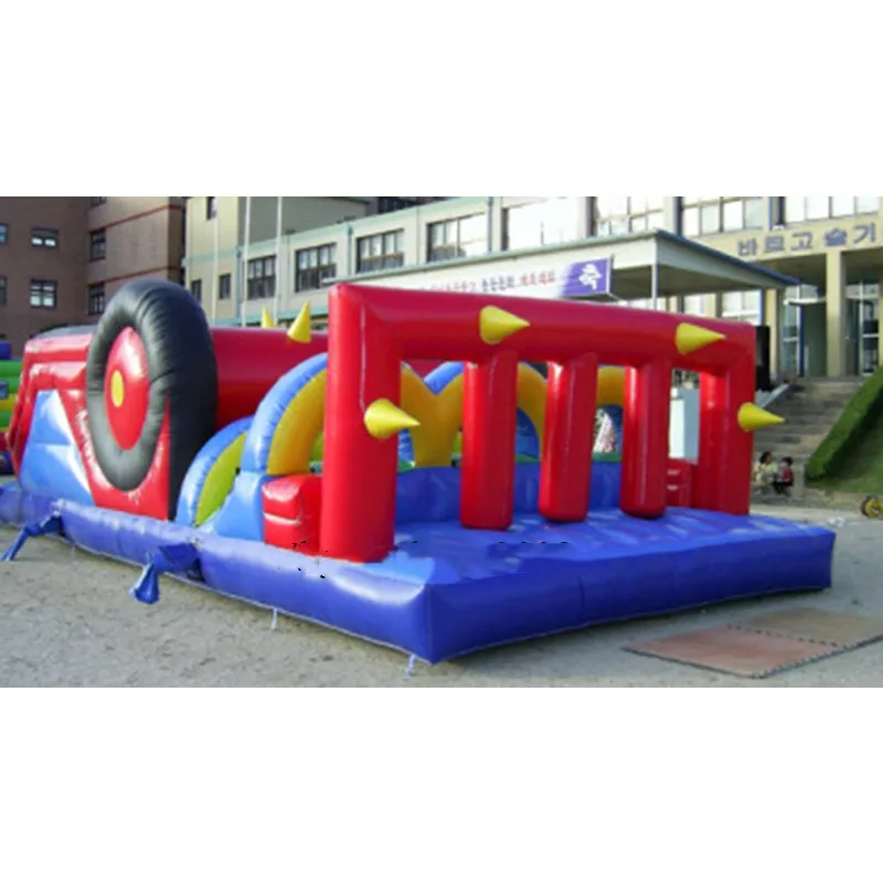 PVC inflatable sports game inflatable playground with high quality bouncer castle slide