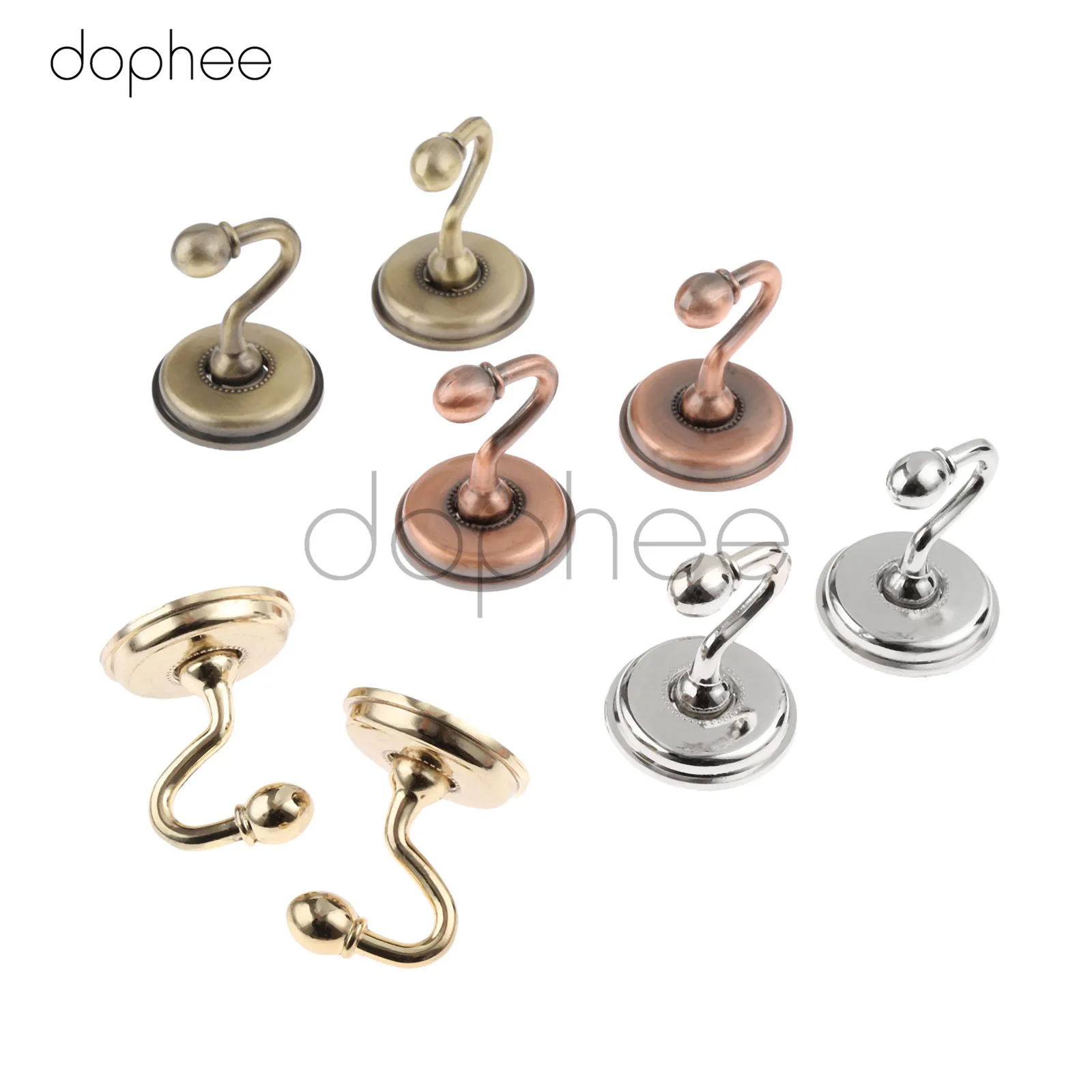 dophee 2pcs Curtain Tieback Europe Tassel Hook Door Wall Holder Hanger Curtain Accessories Home Room Decoration With Screws