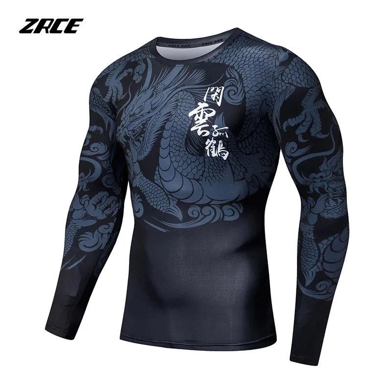 Men\'s Sweatshirt T-Shirt Funny Chinese Style Dragon 3D T-Shirt Fashion Hip Hop Party Brand Clothing Men\'s Fitness Clothing