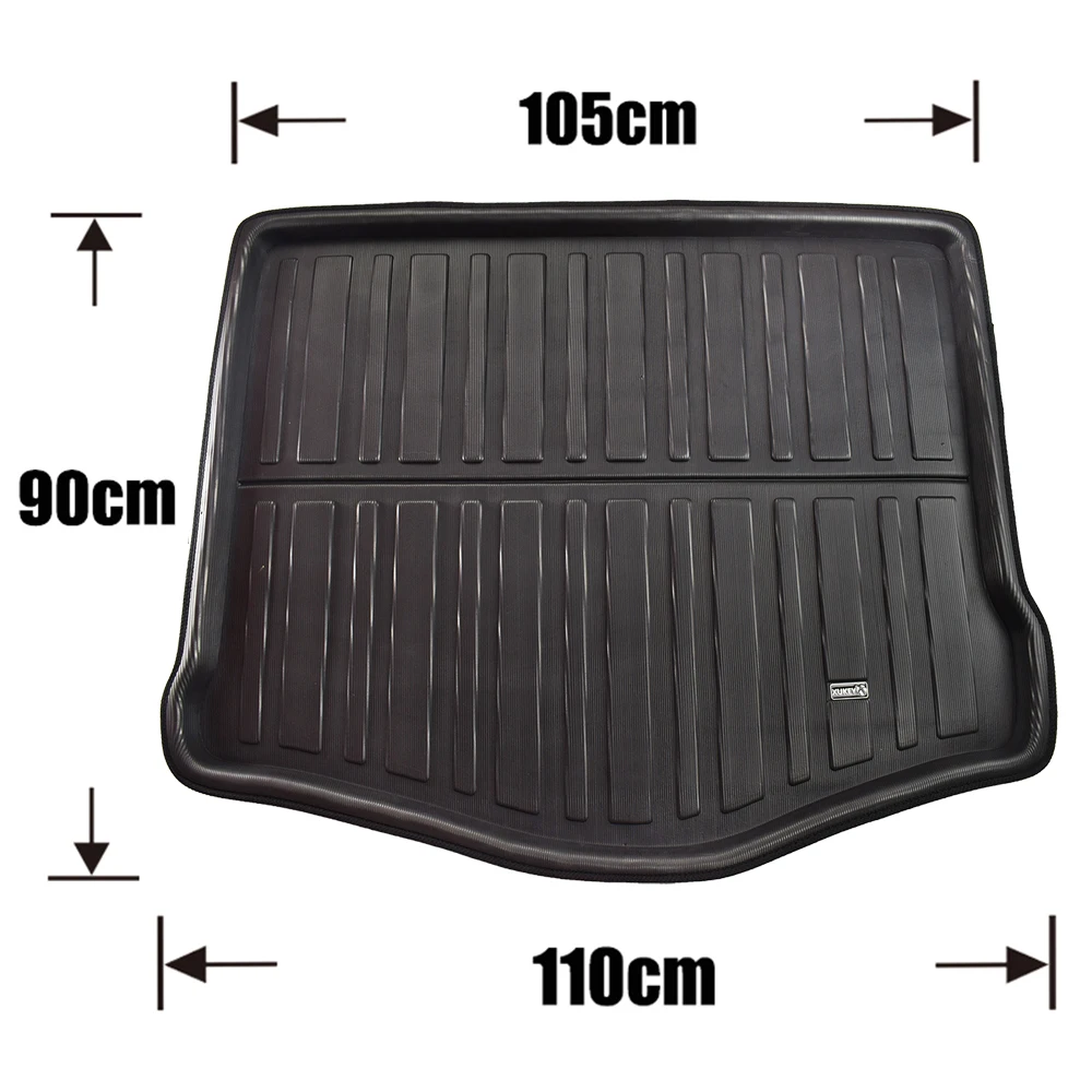 For Ford Focus Mk3 Hatchback Hatch Rear Trunk Boot MatLiner Cargo Tray Floor Carpet Protector 2012 2013 2014 2015 2016 2017 2018