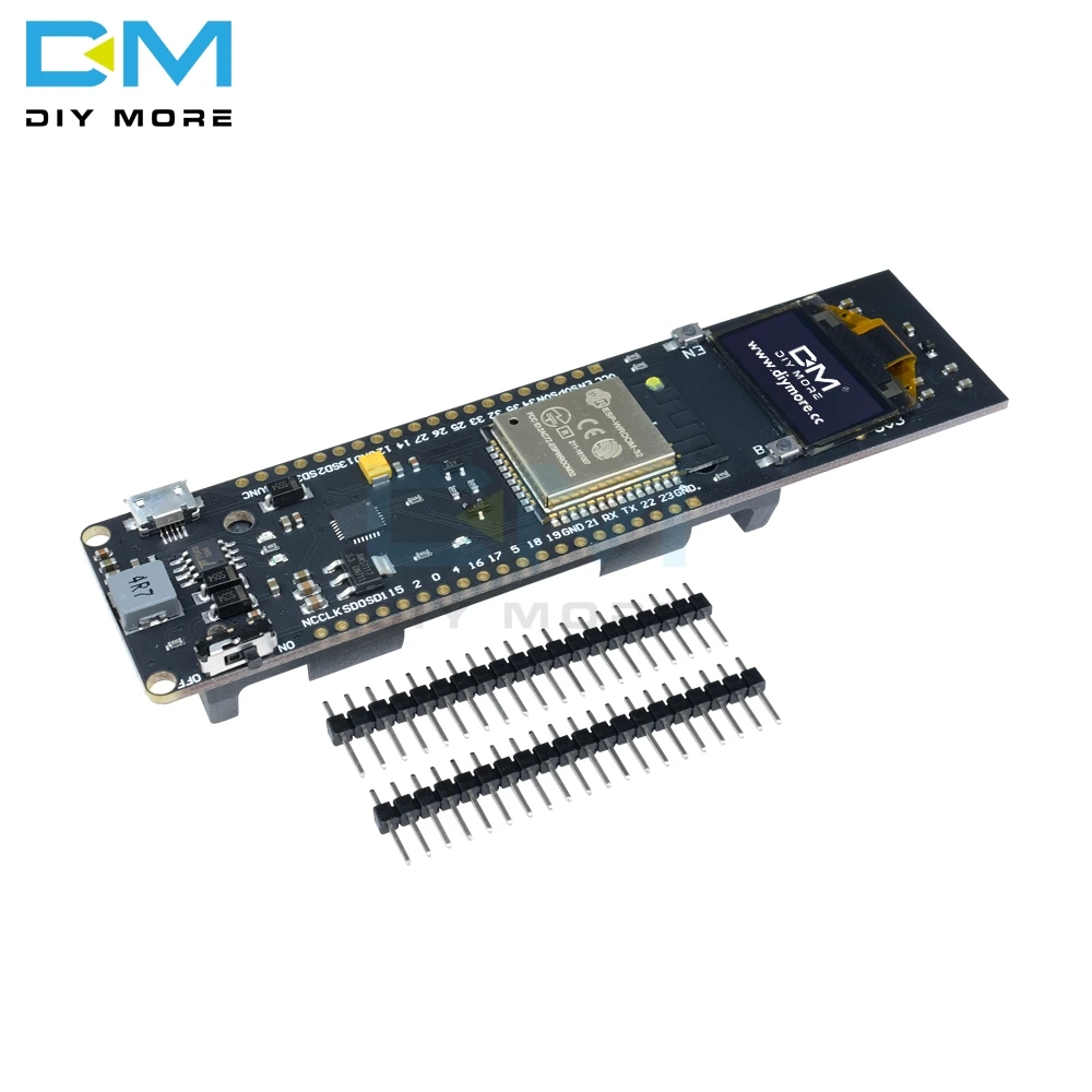 ESP32 ESP-32 ESP8266 0.96 Inch OLED Display 18650 Lithium Battery WiFi Bluetooth Shield Development Board CP2102 Module