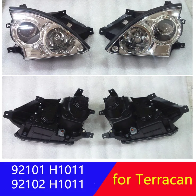 for Hyundai Terracan 2001-2006 Front Head Lights Lamp LH RH 92101H1010 92102H1010 92101H1011 92102H1011 92101 H1011 92102 H1011