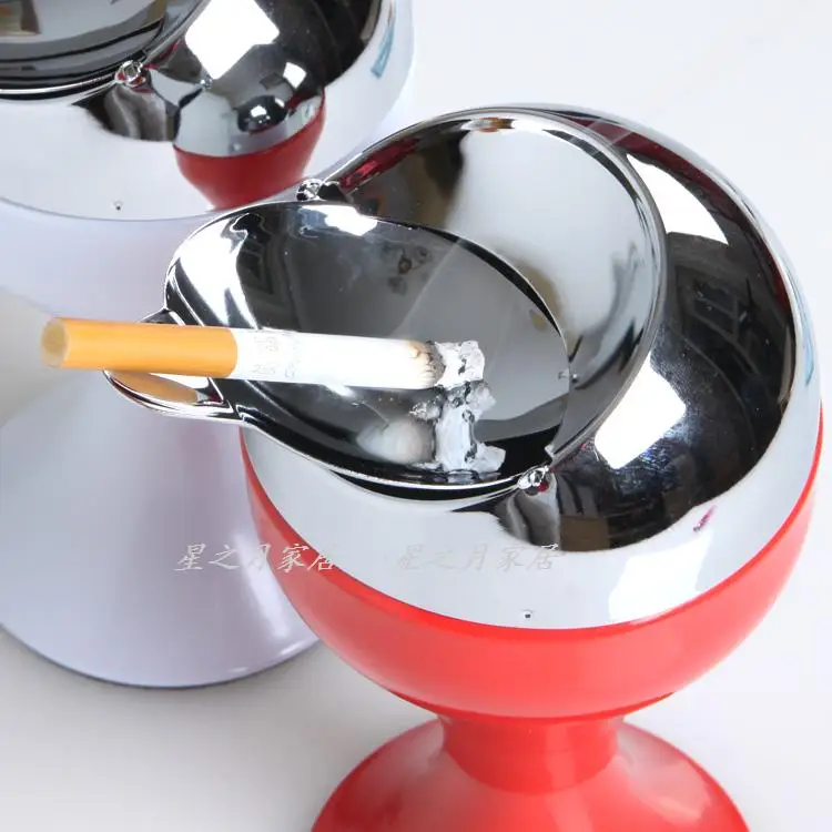 With cover metal ashtray personalized fashion smoke cup windproof ashtray