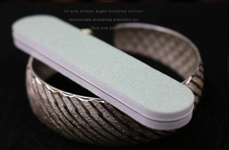 100pcs 9*2*0.7cm Silver Polish Stick Polishing Wipe Bar Buffing Pad Grinding Sand Surface Tarnish Remover silver jewelry