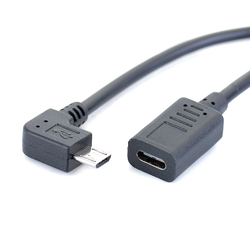 Adaptador de Cable conector USB tipo c hembra a Micro USB macho OTG, envío directo