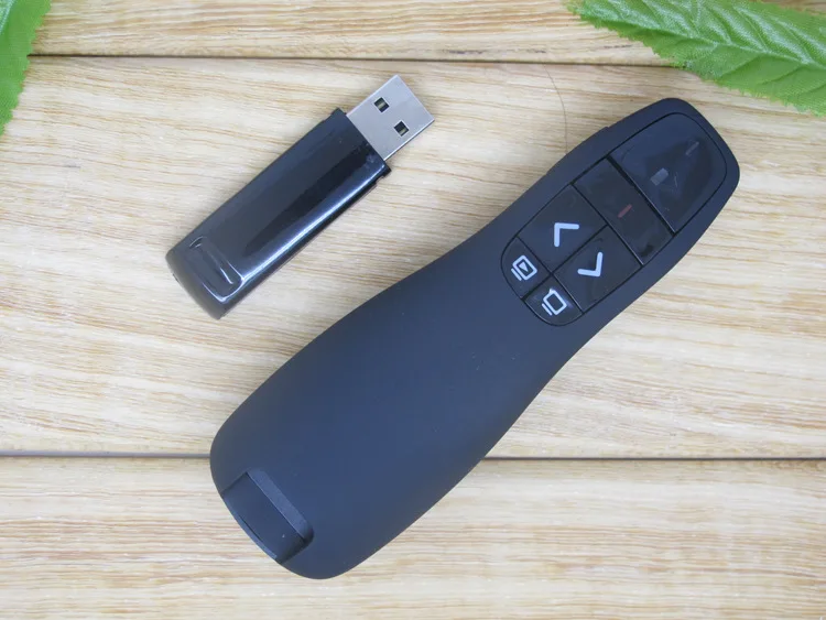 Jshfei 5Mw Wireless Presenter Rode Laser Pointer R400 2.4Ghz Usb Ppt Afstandsbediening Voor Powerpoint Presentatie