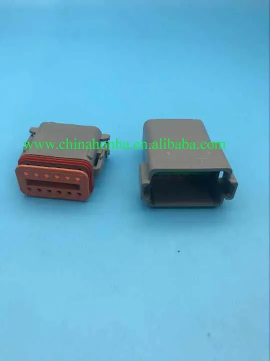 

2 pcs Deutsch DTM 12Pin DTM06-12S DTM04-12P 20-24awg Auto Waterproof Electrical Connector Plug Enhanced Seal Shrink Boot Adapte