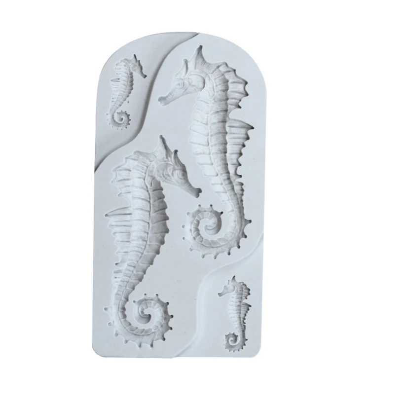 Sea Horse Silicone Mold Sugarcraft Cupcake Baking Mold Fondant Cake Decorating Tools