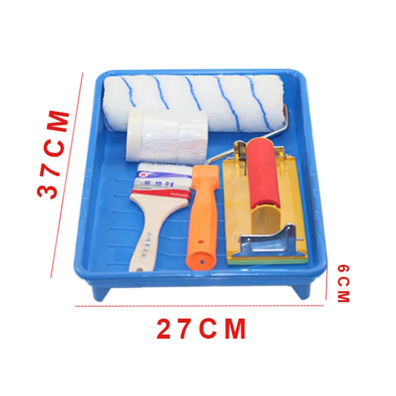 2/3/5pcs strumenti di pittura a rullo pennelli per pittura Set 10 pollici Craft Paint Foam Tray acqua lana uso domestico decorativo da parete fai da te