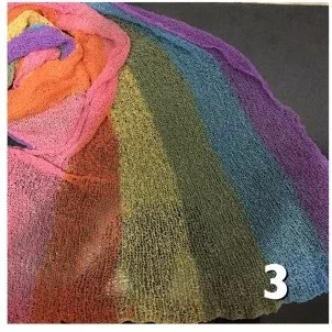 (140*40cm) Rainbow Stretch Knit Wrap Newborn Photography Wraps Nubble Wraps Rayon Wraps Maternity Scarf Women Shawl