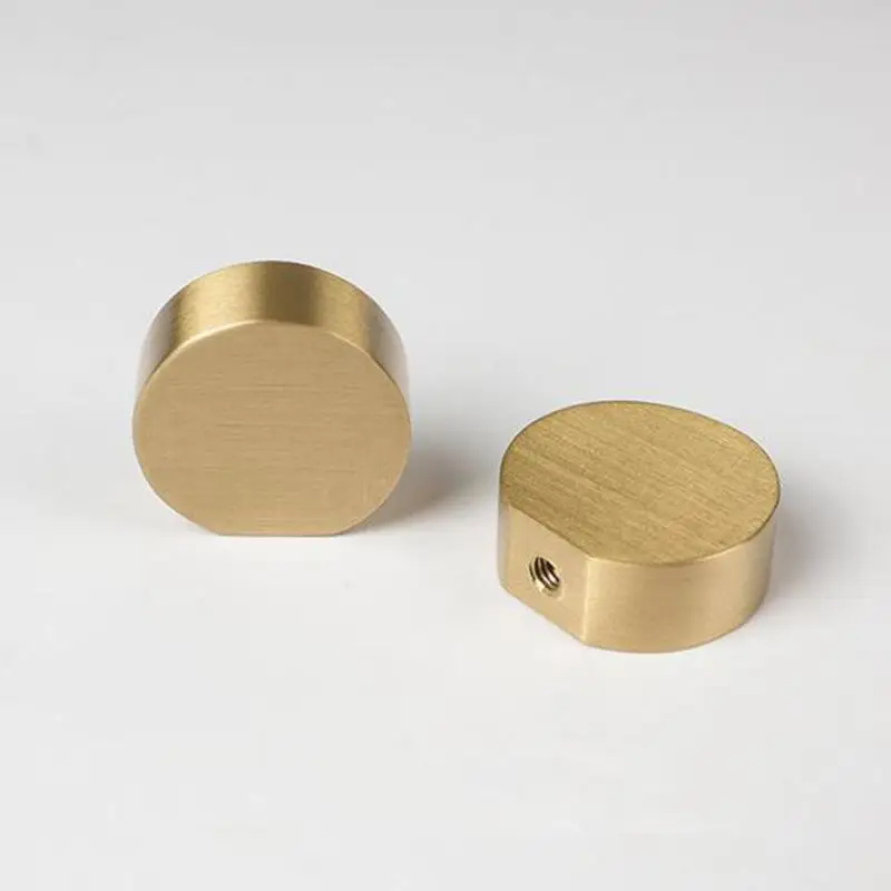 Modern Brushed Brass Kitchen Cabinet Knobs Gold Cupboard Dresser Drawer Pulls and Knobs-1Pack