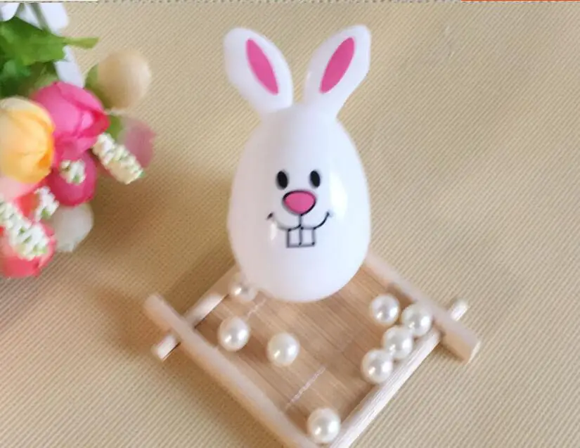 iWish L 60mm Easter Eggs Open Eggshell Rabbit Egg Toys Load Candy Egg Birthday Gift Festival Decoration Party For Children 1PCS