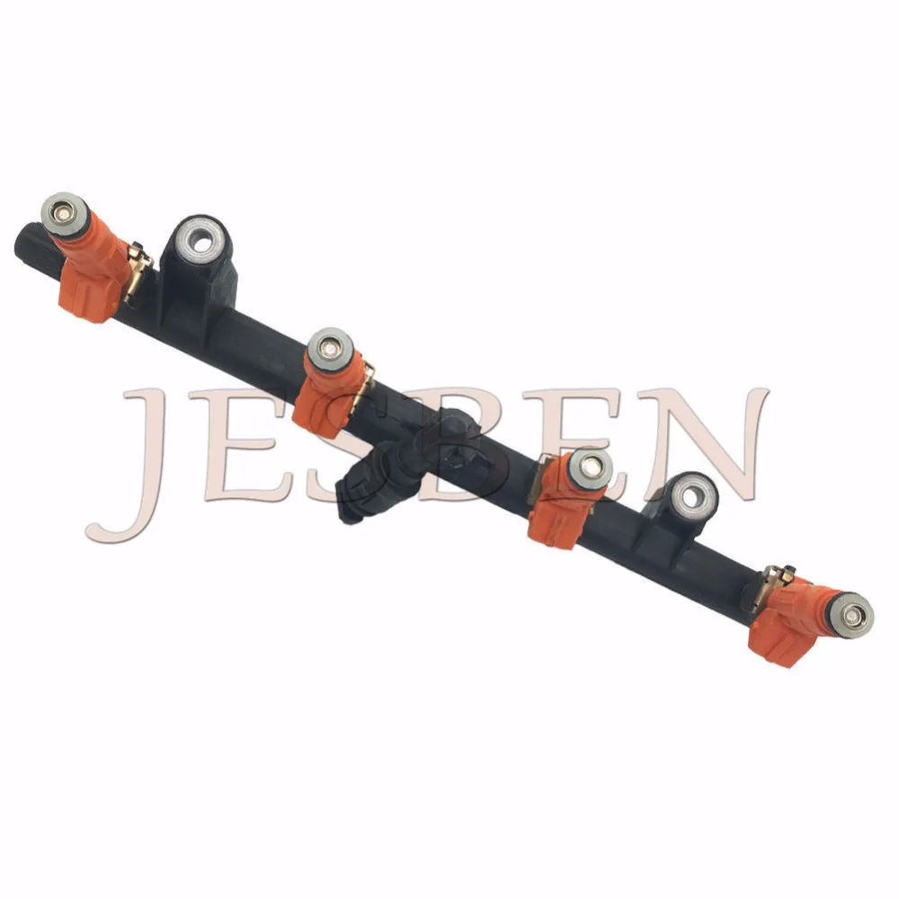 Fuel Rail 0280151048 & Fuel Injectors 0280155769 For Alfa Romeo 145 146 147 156 166 GTV Spider 1.6 2.0 1994-2010  0 280 151 048