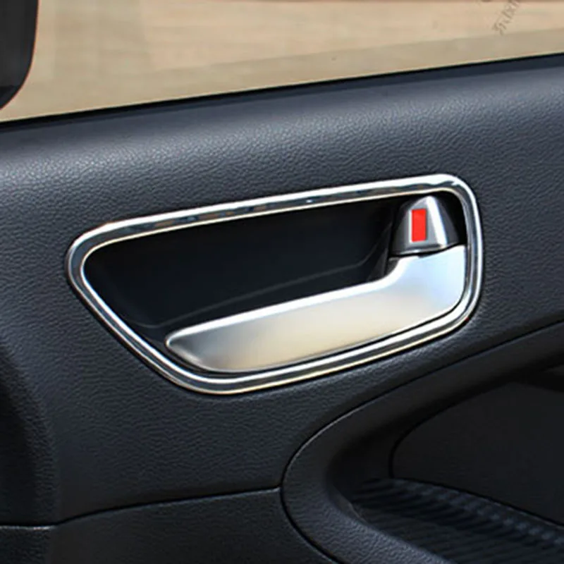 for KIA Cerato K3 2013 2016 Car-styling Car Door Bowl ABS Chrome Trim Interior Decoration Cover In Auto accessories