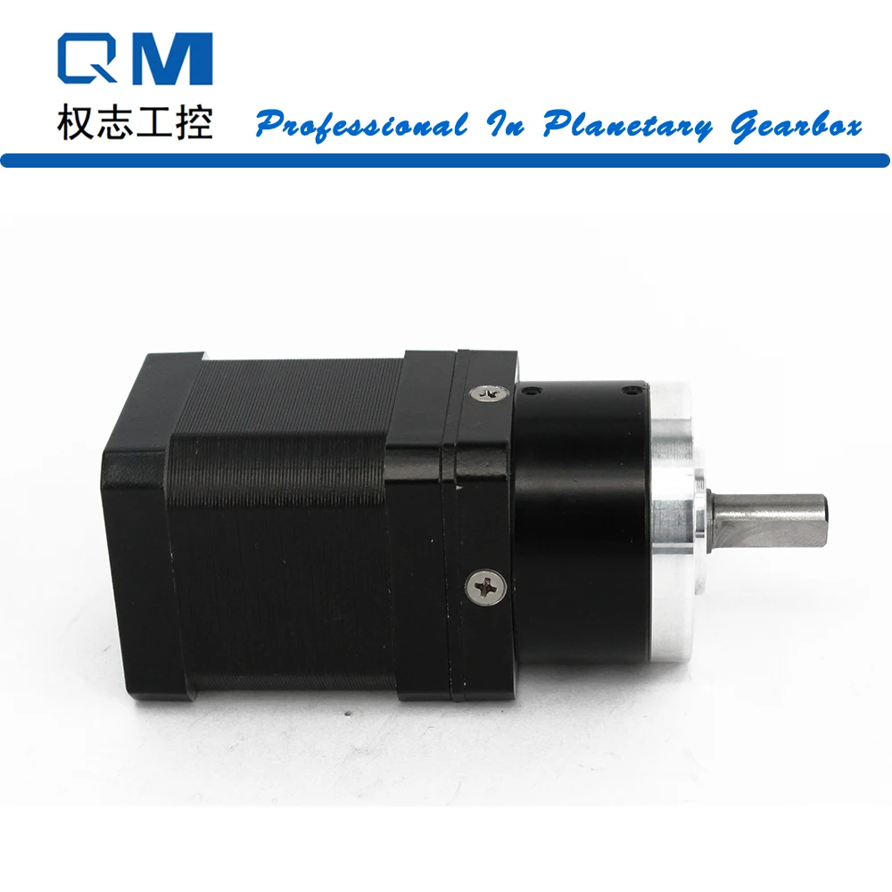 NEMA17 Planetary Gearbox Ratio 5:1 15Arcmin Metal Gear Stepper Motor L=48mm Robot Pump