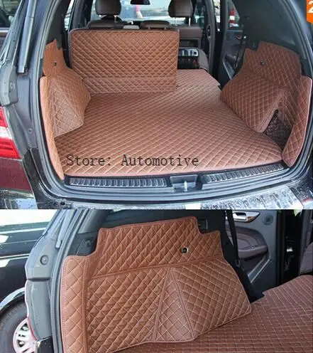 Good quality & Free shipping! Special trunk mats for Mercedes Benz ML400 2015-2012 waterproof durable carpets for MB ML 400 2014