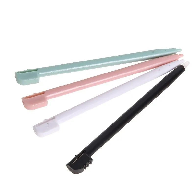 Pennino DS,8 penne touch per NDS, 3DS Lite, DSL, NDSL, accessori di gioco precisi e durevoli in 4 colori (nero, bianco, rosa, blu) per migliorare la vostra esperienza di gioco