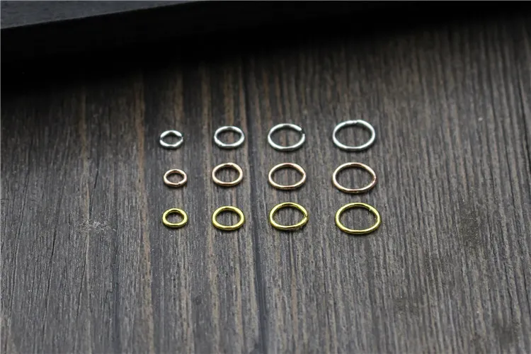 5pcs/lot 100% 925 Sterling Silver Close Jump Rings 4mm 5mm 6mm 7mm Round Ring Connectors DIY Women Jewelry Making Accessories