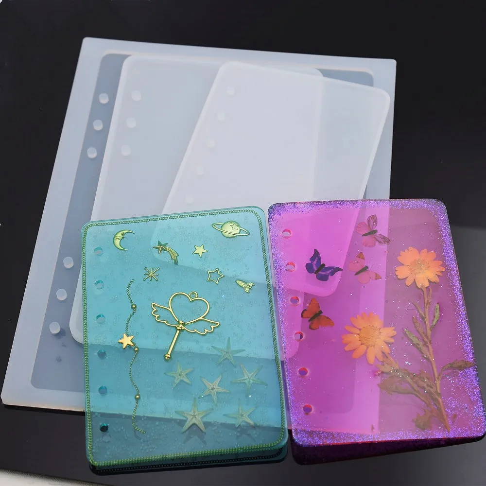 

SNASAN Notebook Cover Silicone Mold Handmade Tool DIY Epoxy Resin Silicone Mould