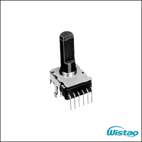 Potenciómetro de tono de volumen tipo ALPS12, original japonés, 50K, 12mm, eje aislado Vertical, serie RK12L, HIFI, bricolaje, envío gratis