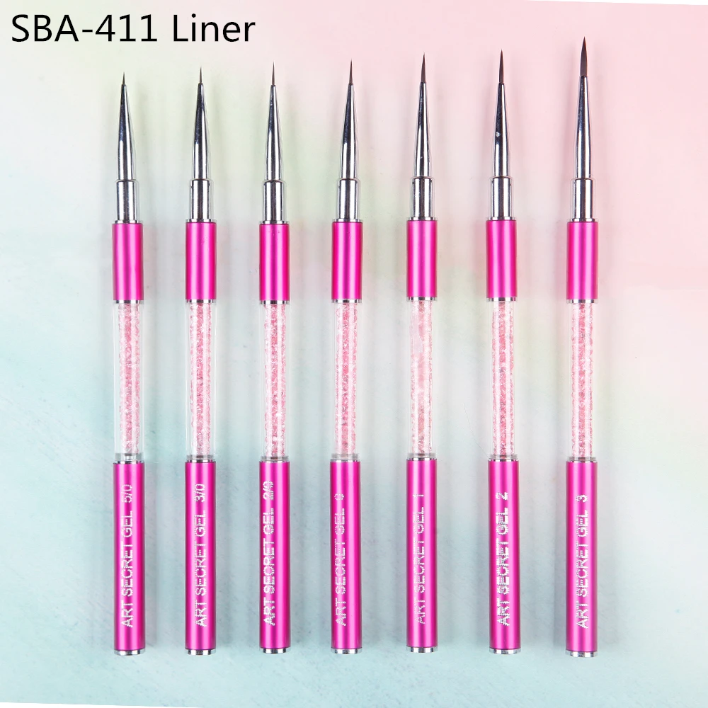 Artsecret SBA-411 Liner High Grade Korean Synthetic Hair Nail Art Gel Varnish Polish Makeup Cosmetic Brush For A Manicure Tools