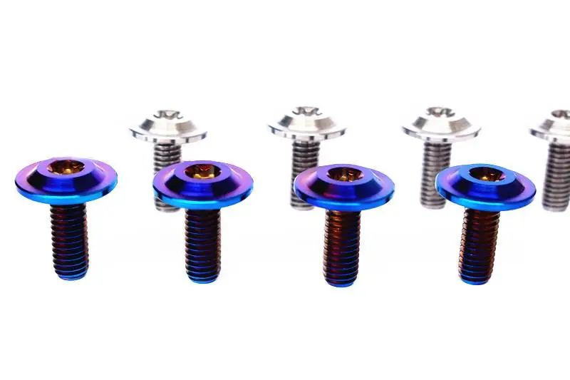 1 шт., декоративные титановые болты для мотоцикла, 6 х16 мм, 8 х25 мм