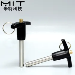 INCH T-handle Ball lock pin Quick release pin safety pin ,diameter 1/4，,5/16 length 0.5-4