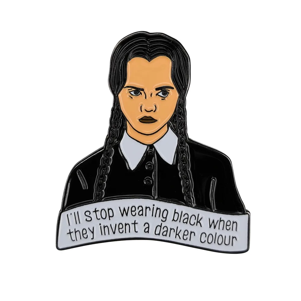 Wednesday Addams Enamel Pin