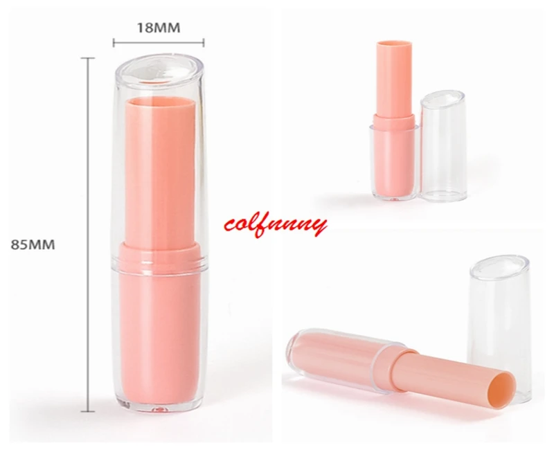 500pcs/lot Fast Shipping Empty Colorful lip balm lipstick tube bottle Mouth Lip Balm Stick Sample Cosmetic Container